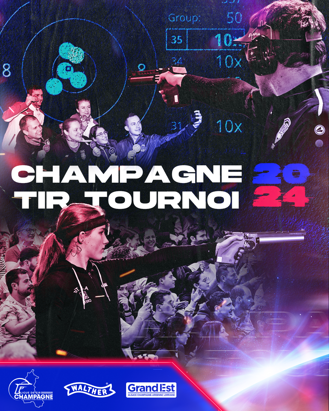 Affiche Champagne Tir Tournoi 2024
